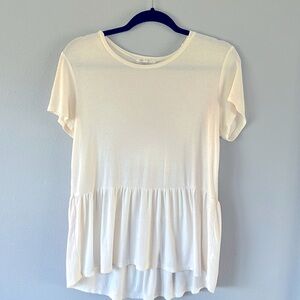 ANTISTAR White Babydoll T-shirt